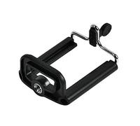 Soporte para trípode de teléfono para cabeza de 1/4 pulgadas, adaptador de tornillo para tomar selfies, vlogging, soporte de teléfono negro, palo de selfie, adaptador de montaje de trípode