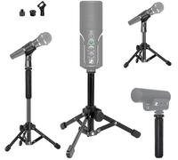 Soporte para trípode y mango de micrófono compatible con micrófonos SENNHEISER USB MKE200 MKE400 E835 XS1 E609 E845 E945