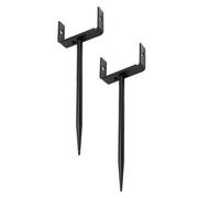 Soporte para tubo de bajada, 2 estacas ajustables, soporte para tubo de lluvia, para propietarios de casas, paisajistas y bricolaje, casa, jardín, entrada, , sótano, hueco de ventana