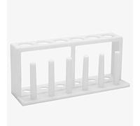 Soporte para tubos de ensayo, gradilla para tubos de ensayo, experimento químico de diámetro de orificio de 19 mm / 0,7 pulgadas para experimentos biológicos