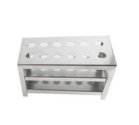 Soporte para tubos de laboratorio químico con 12 orificios o 36 orificios Soporte para tubos de centrífuga de aleación de aluminio para escuelas y laboratorios Soporte de laboratorio estable