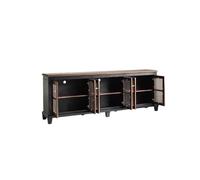 Soporte para TV 200cm Armario de almacenamiento de madera maciza retro, Entrada Sala Consola de estantes, Centro de entretenimiento para hoteles y viviendas Centro de entretenimiento Gabinete de TV