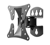 Soporte para TV con Brazo articulado, Negro, Compatible con Pantallas de 13" a 27", Ideal para Montaje en Pared y optimización de Espacio.