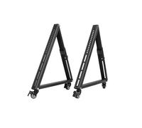 Soporte para TV móvil con Ruedas para televisores LED, LCD, Planos y curvos de 32 a 55 Pulgadas - TV con Ruedas de Altura Ajustable para Uso en el hogar y la Oficina