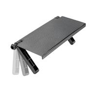 Soporte para TV para de cables, sin taladrar, flotante, ahorra espacio | Soporte para monitor de TV con estante y almacenamiento, consolas de juegos, reproductor de DVD, barras de sonido, altavoces