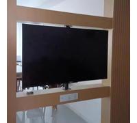 Soporte para TV - Soporte De Suelo con Marco Giratorio De 360 Grados para TV LCD, Estante Giratorio De Pared Divisoria, Se Adapta A Pantalla LED De 32-75 Pulgadas(170-205cm)