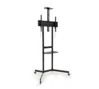 SOPORTE SUELO TOOQ RUEDAS "NEFERTITI" 37-70" NEGRO