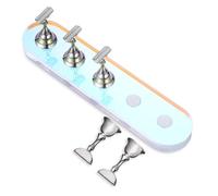 Soporte para Uñas Acrílico Mini, para Practicar y Pintar Diseños | Estilo Elegante y Simple, Estructura Firme, Uso en Prácticas de Nail Art y Actividades Creativas