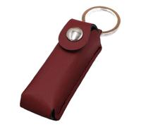 Soporte para unidad flash | Funda de cuero para unidad flash USB con tapa protectora | Bolsa de almacenamiento portátil para lector de tarjetas, escritorio, grabadora de voz, tarjeta de acceso, viajes