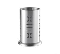 Soporte para utensilios de acero inoxidable con estante de secado para cocina, organizador de encimera para tenedores, cucharas, palillos, elegante organizador de cubiertos plateado con diseño de