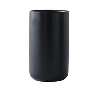 Soporte para Utensilios de Cocina de Cerámica para Encimera, Utensilios de Cocina de Color Blanco Mate con Base Antideslizante sin Esmaltar, Organizador de Utensilios de Granja para(M/Negro)