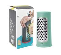 Soporte Para Utensilios De Encimera: Organizador De Cocina De 7,72 Pulgadas, Soporte Para Rallador De Acero Inoxidable PP, Recipiente Para Cubiertos Multifuncional 2 En 1 Con Rallador De Frutas Y Verd