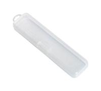 Soporte para utensilios, estuche de viaje portátil para maquillaje, organizador transparente para cubiertos, joyas, pajitas, tenedor de cuchara, recipiente de viaje transparente