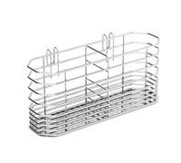 Soporte para utensilios, soporte para cubiertos de acero inoxidable y escurridor de cubiertos, estante de secado de cubiertos, recipientes de drenaje de tenedores para encimeras de cocina, buffet y