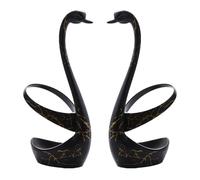 Soporte para vajilla con forma de cisne, soporte para cuchara y tenedor de acero inoxidable, organizador para de cena, soporte para cubiertos, bolígrafo elegante, accesorio de cocina