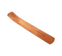 Soporte para varillas de incienso de madera natural y recogedor de cenizas para decoración del hogar, tablero de incienso de madera de pino, 24 x 3,5 cm