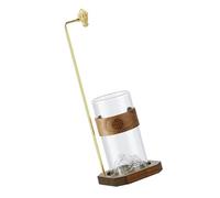 Soporte para Varillas de Incienso, quemadores con Botella de Vidrio, Receptor de Cenizas, quemadores invertidos de Madera para meditaciones, Soporte de Madera para Varillas