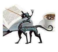 Soporte para varillas de incienso, recogedor de cenizas en forma de dragón, 4.2 x 1 x 3.75 pulgadas, meditación y decoración, quemador de incienso inspirado en el zen para control de moscas, cocina