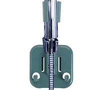 Soporte para varita de ducha, soporte flexible e impermeable para cabezal de ducha, soporte de ducha para pared de suspenso sanitario, dos ganchos, estilo escandinavo para el baño del hogar
