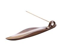 Soporte para Varitas de Incienso de Cerámica, Base con 3 Agujeros para Varillas, Incluye Cenicero Integrado para Meditación, Yoga y Decoración de Hogar