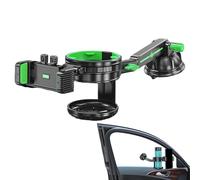 Soporte para vasos de coche - Organizador de bebidas con base de silicona, soporte de , ajustable, multifuncional, accesorio interior para coche, para camiones, vehículos, viajes