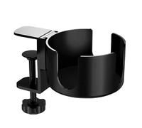 Soporte para vasos de escritorio, clip magnético fuerte extraíble en el portavasos, organizador de escritorio, fácil de instalar, soporte para botellas para comedor y cocina