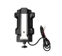 Soporte para Vasos de Moto Adaptador de Carga USB Universal para Motocicleta, Soporte Ajustable para Manillar, portavasos, luz de Colores, Accesorios para Motocicleta Soporte para Bebidas de Moto