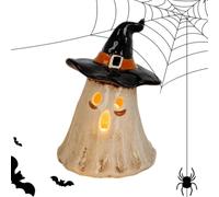 Soporte para velas para calentador de plato fantasma Halloween Centro de mesa decorativo