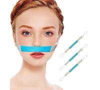 Soporte para vendaje nasal impermeable, vendaje nasal, cirugía de nariz, vendaje elástico, suministros postoperatorios nasales, cuidado de la nariz (azul)