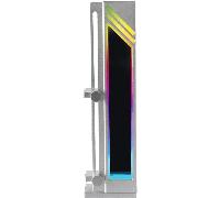 SOPORTE PARA VGA UNIVERSAL MARS GAMING MCAGCBW DE ALUMINIO COLOR GRIS PLATEADO BASE MAGNETICA ANTIDE