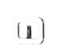 Soporte para vídeo de smartphone con aro de luz LED, batería integrada, compatible con smartphones, YouTube y TikTok.