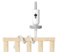 Soporte para vigilabebés compatible con Philips Avent SCD923/26, SCD921/26, SCD643/26, SCD951/26 - Soporte flexible para cámara sin taladrar, fácil montaje para cuna y estantería