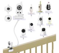 Soporte para vigilabebés GHB, soporte universal para cámara de bebé Philips Avent, soporte para monitor de bebé, soporte de pinza para monitor de bebé Hellobaby, soporte ajustable para teléfono móvil