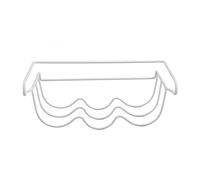 Soporte para Vino para Frigorífico, Estante para Vino de Metal Engrosado, Inodoro, para Organización del Refrigerador, Diseño Compacto, 33x31,5x11,5 Cm