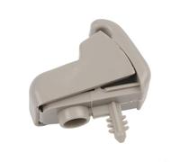 Soporte para visera solar para Fiat y Romeo 147 | Repuesto de soporte de plástico ABS gris OEM 735344980 | Clip de accesorio para techo de coche para almacenamiento de boletos