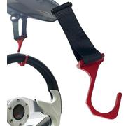 Soporte para volante de coche,Gancho para volante de coche | Volantes ajustables asegurados,Coche con soporte para parabrisas, gancho para de liberación rápida, gancho multiusos
