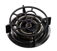Soporte para wok para fogones, reductor de quemadores, anillo de wok, reductor de anillo de aire, soporte para wok, anillo de hierro fundido, anillo de soporte para cafetera, sartenes pequeñas