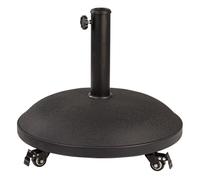 Soporte parasol circular cemento con ruedas aktive garden