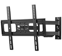Soporte TV - One For All WM2453, De 32" a 65", Giro 180º, Doble brazo, Negro