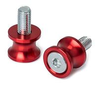 Soporte Pareja Soportes Accesorios Moto Elevador Caballete Tornillo M 10 Rojo