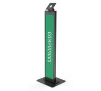 Soporte pasivo para tablet Compulocks 140B con montaje de suelo ajustable negro