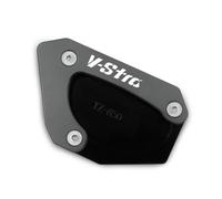 Soporte Pata Cabra Moto Para S┐UZUKI V-STROM 650/XT V┐trom 650 DL650 2012-2023, soporte de extensión de caballete lateral, placa de ampliación, soporte de motocicleta(Gray,V┐strom)