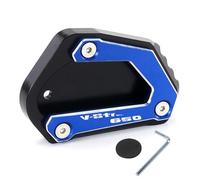 Soporte Pata Cabra Moto Placa De Extensión Para Soporte De Accesorios Para S┐uzuki DL650 V-Strom 650 XT V┐strom650 2012-2024 2023 2021 2022 650XT Vstrom 650, Color Negro Y Rojo(Blue)