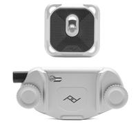 Peak Design Clip de Cámara Capture V3 Plateado + Placa | ✅ Garantía de por vida