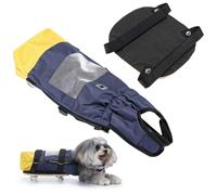 Soporte per la lità degli animali domestici finestra in rete traspirante sa a rotelle per gambe piori materiale en nailon con tracolla reabile in S M L adatta per cani di 5 18