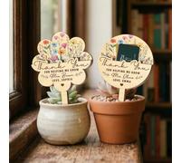 Soporte personalizado para tarjetas de regalo para profesores, etiqueta de agradecimiento para profesores, regalo de madera con nombre, letrero de agradecimiento por ayudarme a crecer, soporte para