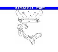 Soporte, pinza de freno ATE 11.0230-0131.1