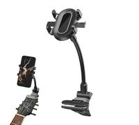 Soporte Pinza Teléfono Guitarra Soporte Smartphone Ayuda Grabación Video | Clavijero Clip Multifuncional Para Móvil Y Base Smartphone, Accesorio De Instrumentos Bajo Y Ukelele