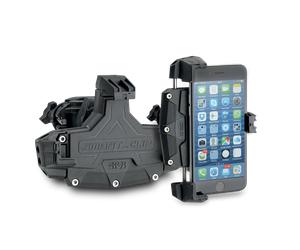 Soporte pinza universal porta smartphone dimensiones externas: mínimo 112 x 52mm