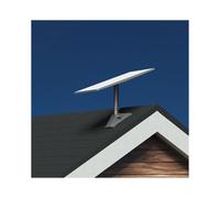 Soporte de antena Starlink gris, montaje tornillo, 235x140x223 mm, 1 pieza